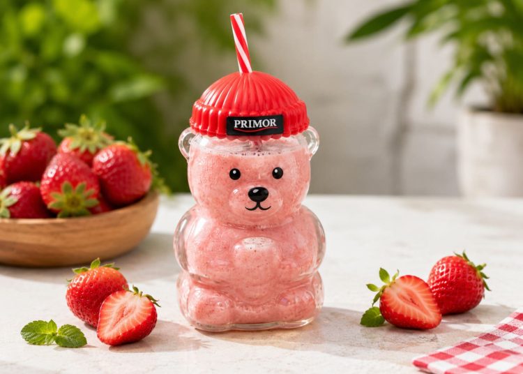 5 receitas de smoothies de verão fáceis e refrescantes 3 smoothie sandia y fresa oso primoroso 750x536 1