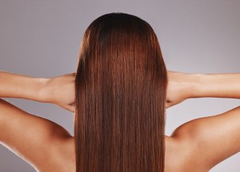 Melena larga con alisado keratina para el cabello