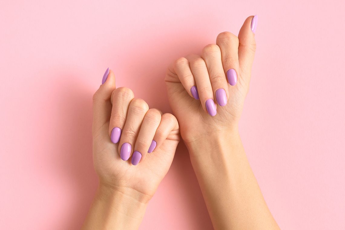 Estas son las mejores ideas de uñas lila