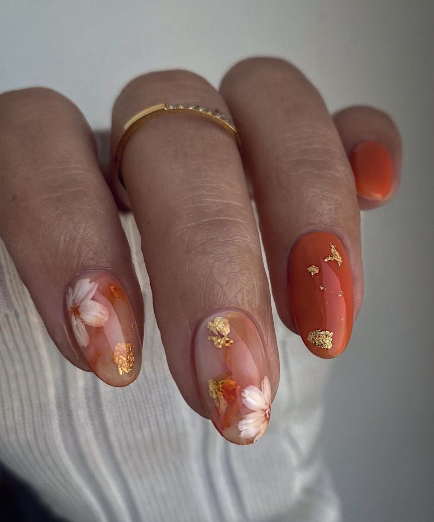 Estas son las mejores ideas de uñas naranjas