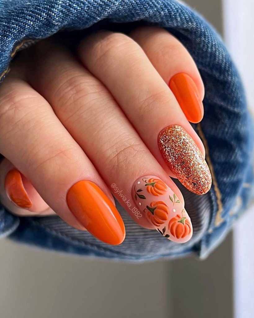 Estas son las mejores ideas de uñas naranjas