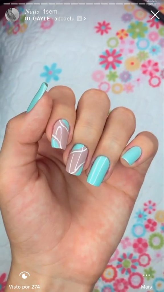 Las mejores ideas de uñas turquesa