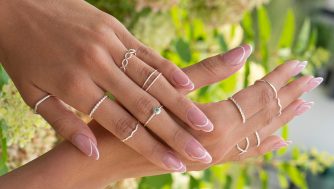 Las ideas más bonitas para una manicura francesa doble