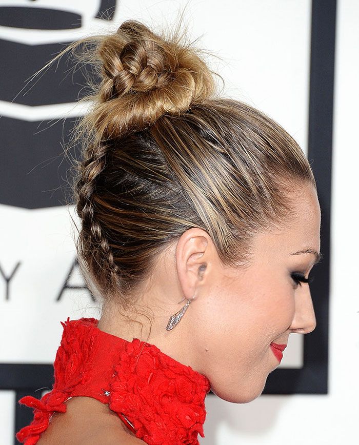 Los top knot son los peinados favoritos de las chicas más elegantes