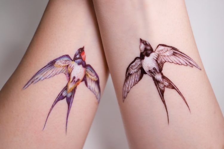 Te contamos la historia de los tatuajes de golondrinas