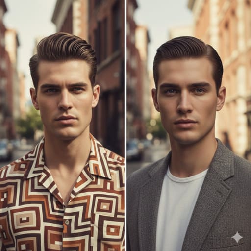 ideas peinados hombre san valentin retro