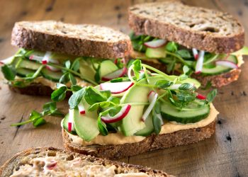 Las cinco recetas para bocadillos saludables