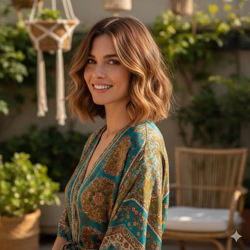 corte pelo long bob ondulado